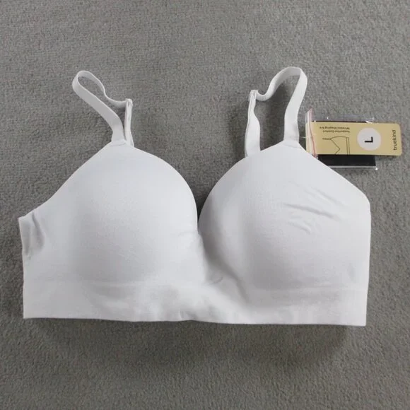 Truekind Wireless Shaping Bra Womens Large White Supportive Comfort NWT - Picture 5 of 7